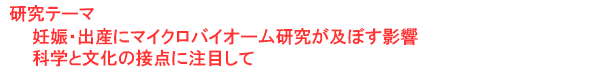 研究テーマ　特許権存続期間延長登録制度の現状把握に向けた実証研究