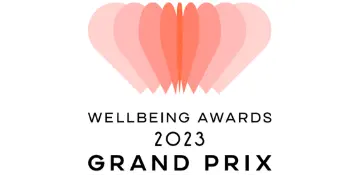 住友生命「Vitality」がWELLBEING AWARDSでモノ・サービス部門グランプリ受賞を示すビジュアル（2023年）