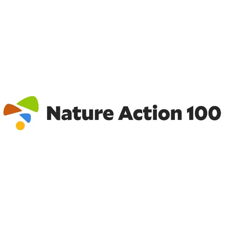 Nature Action 100 ロゴ（生物多様性に関する協働イニシアティブ）