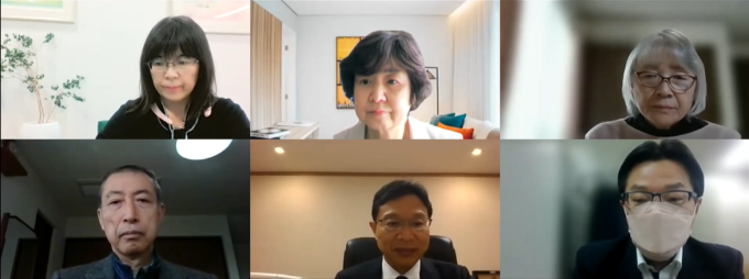 2021年度ＣＳ向上アドバイザー会議のオンライン開催の様子