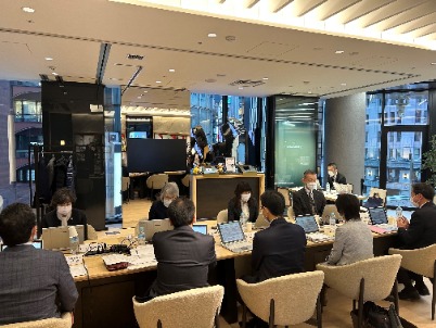 住友生命「Vitality」プラザ銀座での2023年2月24日『CS向上アドバイザー会議』開催の様子