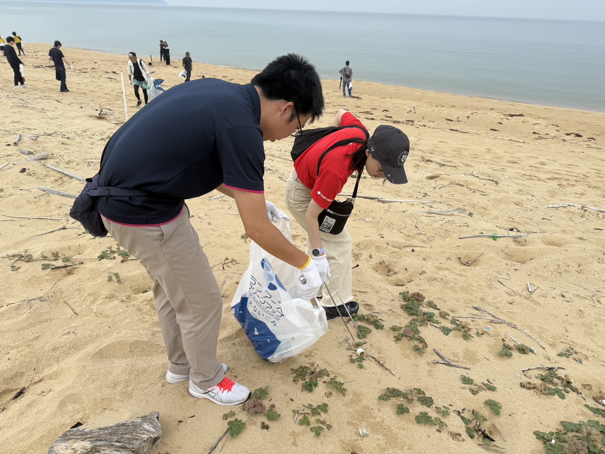 海洋保全活動のイメージ（WWF支援の取組みを示す）