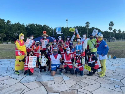 マラソン大会など地域のスポーツイベントの運営支援の様子