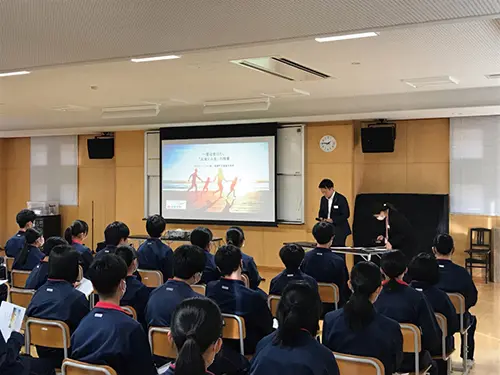 出前授業の模様