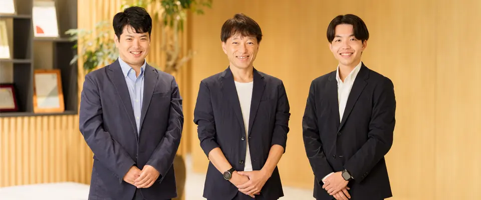 サステナビリティ座談会の登壇者3名（山口恵司、佐藤文宣、田渕聡一郎）