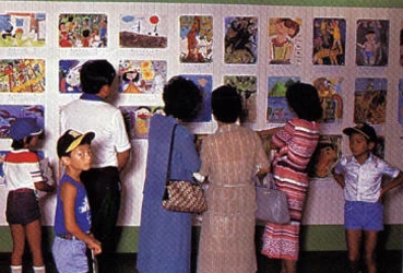 こども絵画コンクールの作品