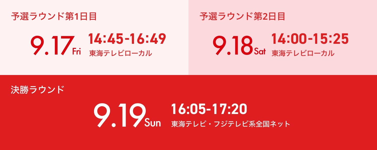 日程