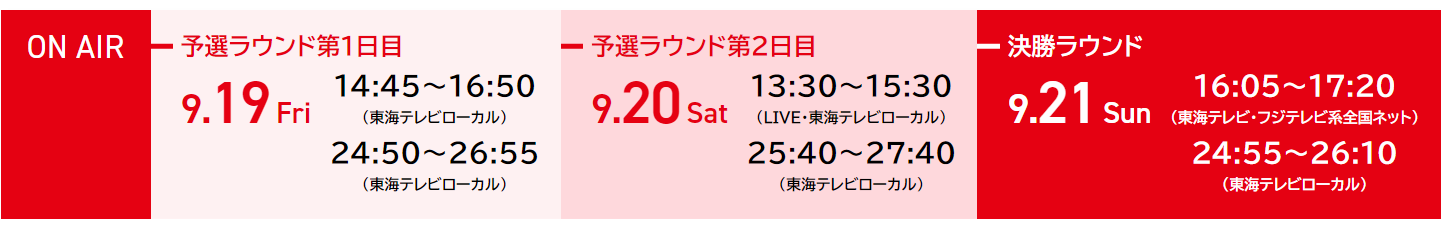 第56回テレビ放送日程