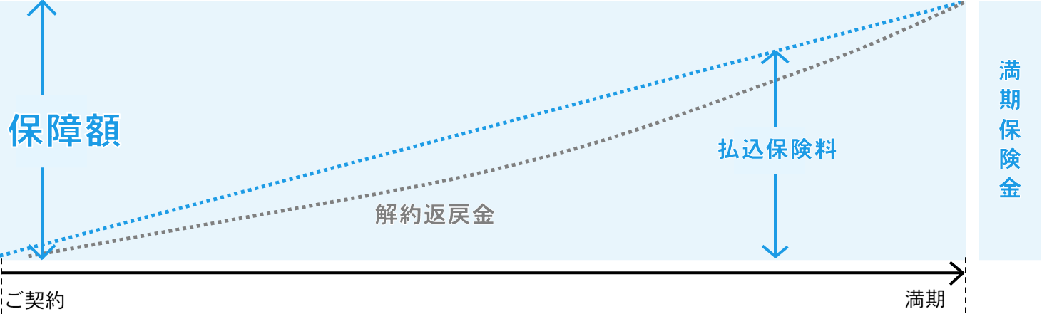 養老保険の図