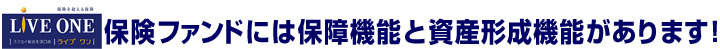 保険ファンドには保障機能と資産形成機能があります！