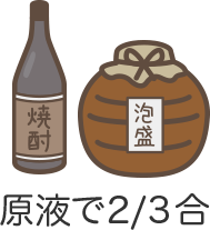 原液で2/3合