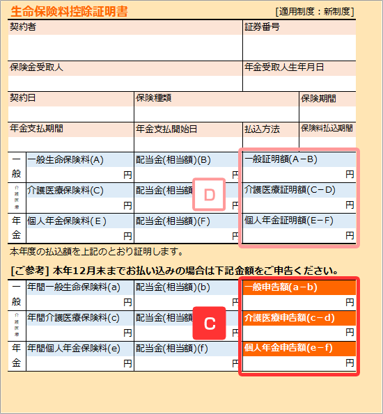 確定 申告 生命 保険 料 控除