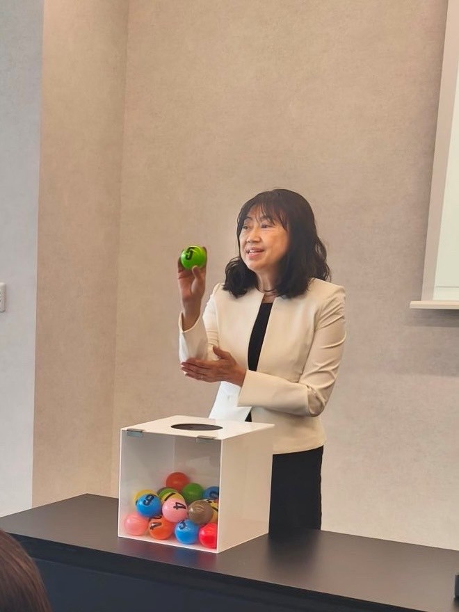 抽選の様子